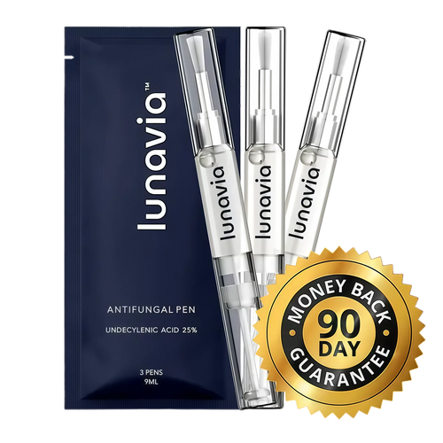 lunavia™ Antifungal Pen | Cures Most Athlete's Foot, Jock Itch, and Ringworm | 25% Undecylenic Acid with added Tea Tree, Jojoba, Clove Bud Oils & Aloe